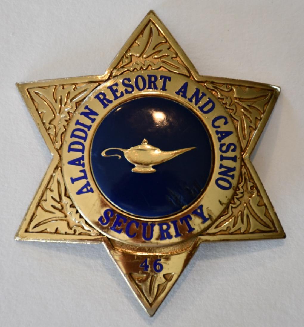 Obsolete Aladdin Resort & Casino Security Badge (1 of 2)