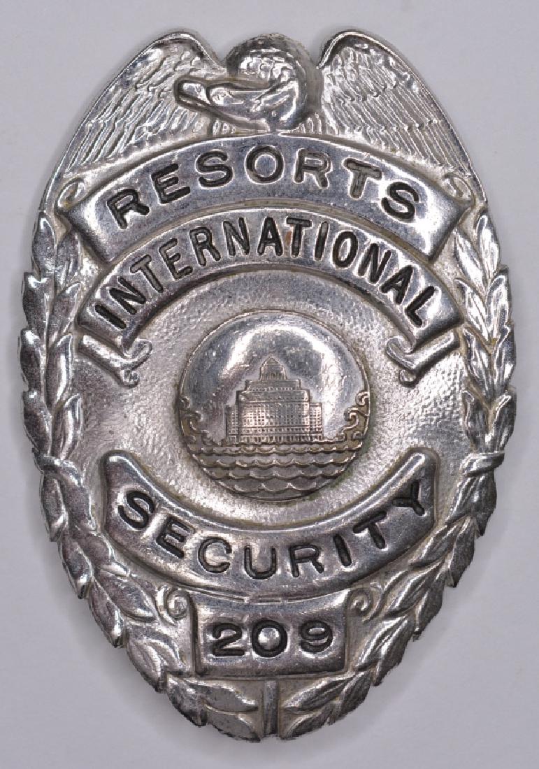 Obsolete Resorts International Security Badge (1 of 2)