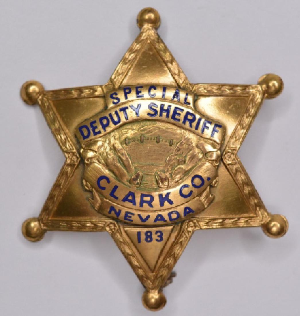 Obsolete Clark Co. Special Deputy Sheriff Badge (1 of 3)