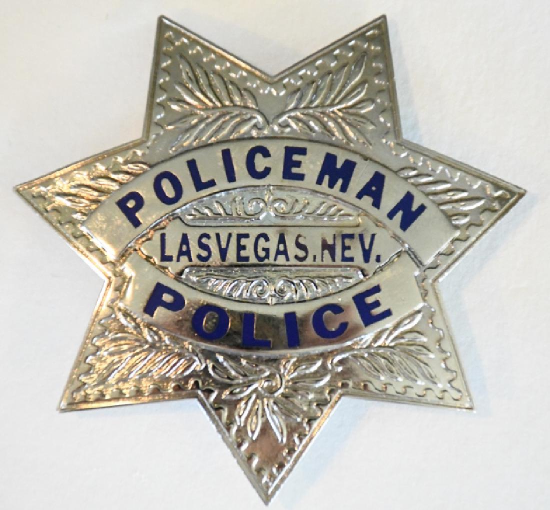 Obsolete Las Vegas Nevada Policeman Badge (1 of 2)