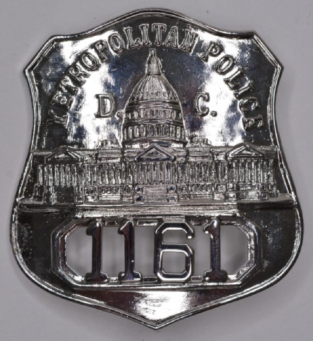 Obsolete Washington D.C. Metro Police Badge #1161 (1 of 2)