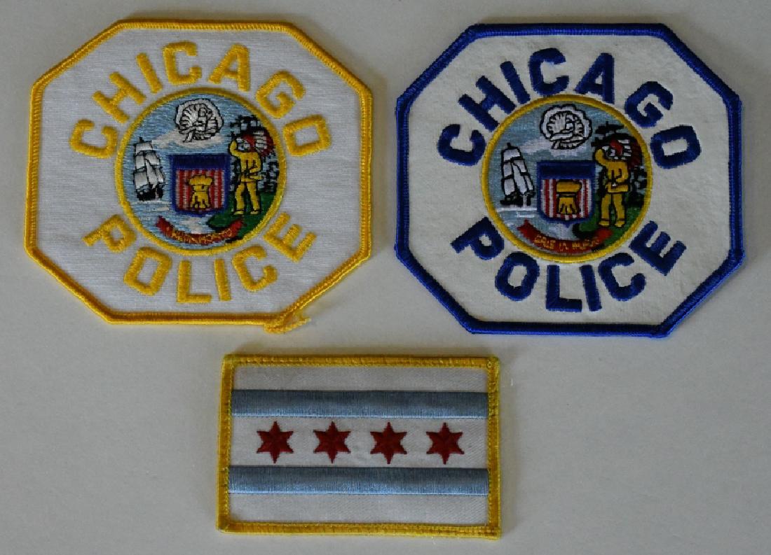 Lot Of Three Chicago Police Patches (1 of 2)