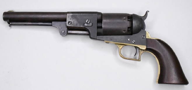 Colt 1st Model Dragoon 1849 .44 Cal. Revolver: Nice Colt 1st Model Dragoon .44 caliber six-shot single action revolver. The percussion revolver is in good used condition with expected wear and has matching serial numbers. Manufactured in 1849. SN: