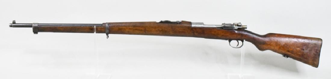 Pre WW1 Mauser Model 1910 7.62mm Sevice Rifle: Nice pre WW1 Mauser Model 1910 service rifle in 7.62mm. The rifle has a 29" barrel and is marked Waffenfabrik Mauser A. G. Oberndorf A/N, mismatched with Mauser logo on right side. Rifle is in good us