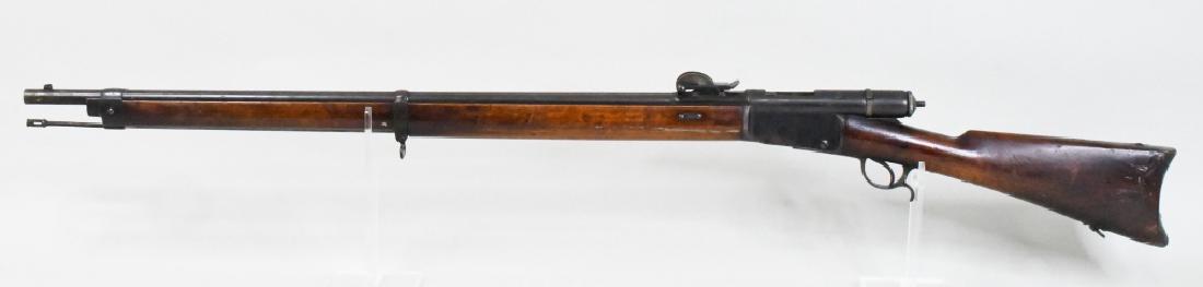 Swiss Army Vetterti M-1878 Bolt Action Rifle: Swiss Army Vetterti M-1878 bolt action rifle in 10.4mm. The rifle has a 33" barrel, matching bolt, cleaning rod, and was made by Waffenfabrik Bern. Rifle is in good used condition. SN:193787. (16)