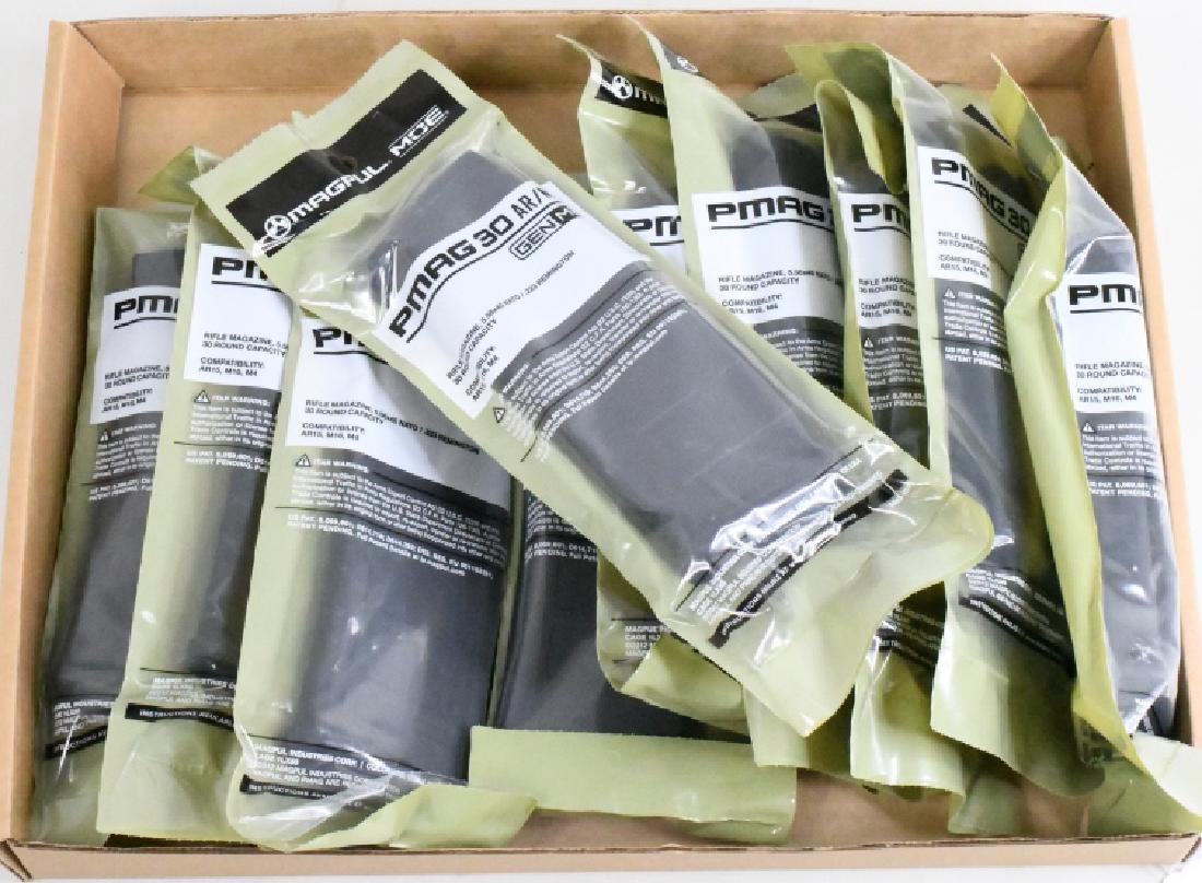(10) Magpul PMAG 30 AR/M4 GEN M2 30 Round Mags: New in package lot of 10 Magpul MOE PMAG AR/M4 GEN M2 AR-15 .223/5.56 NATO 30-Round Magazines. Campatibility: AR15, M16, M4.