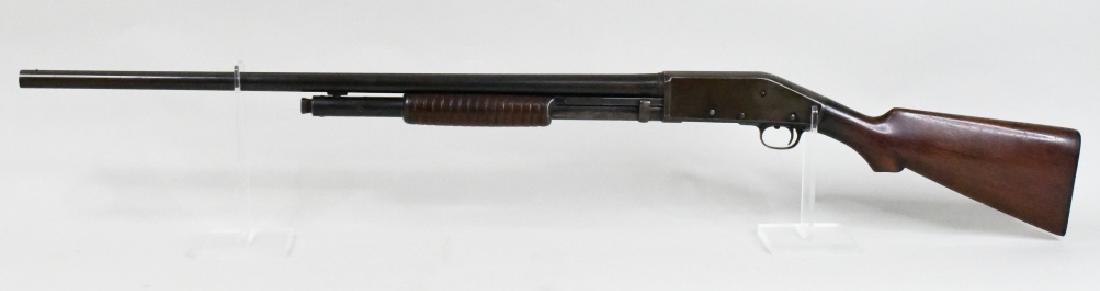 Marlin Model 43 12 Gauge Pump Shotgun: Marlin Model 43 pump shotgun in 12 gauge. The shotgun has a 30" barrel and is in good used condition. SN:6701. FFL required for transfer. (793-2)