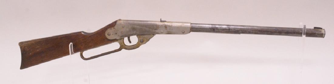 Vintage Daisy Model B Lever Action BB Rifle: Vintage Daisy Model B , variant 3, 500 shot , lever action bb rifle. Nice condition with expected wear from use and age. Does have some light pitting on barrel.