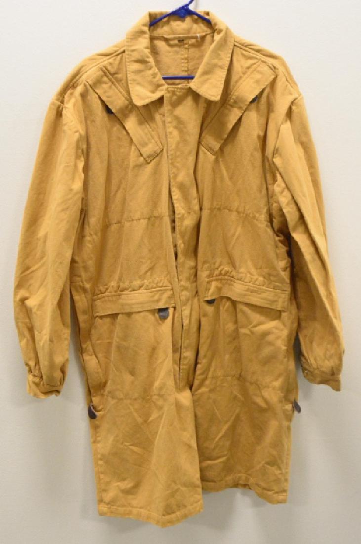 Museum Repro WWII German Luftwaffe Jump Smock: Museum quality reproduction WWII German Lufftwaffe Paratrooper tropical Afrika Korps jump smock with PRYM marked snaps. This type was used in the Battle of Crete. Size Large.