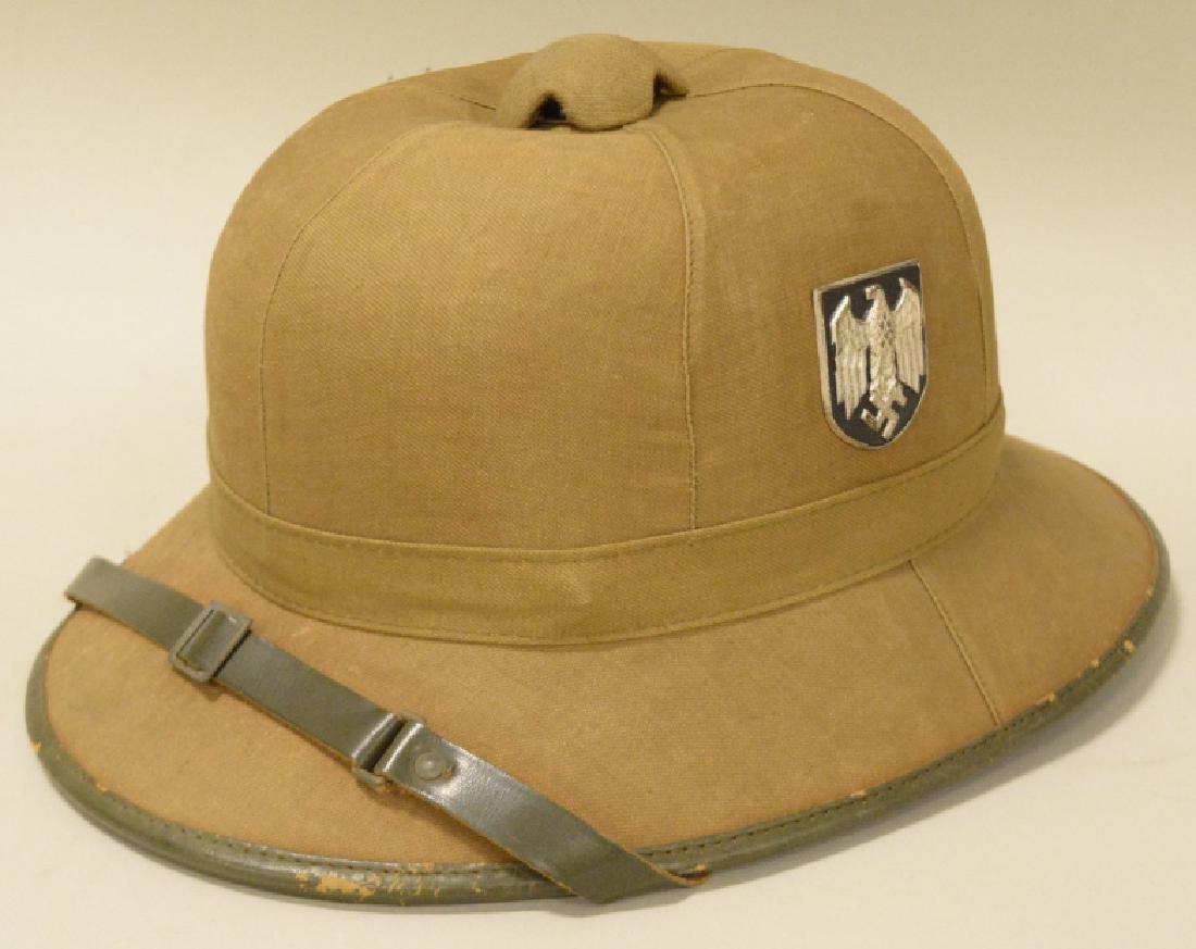 WWII German Army Afrika Korps Pith Helmet