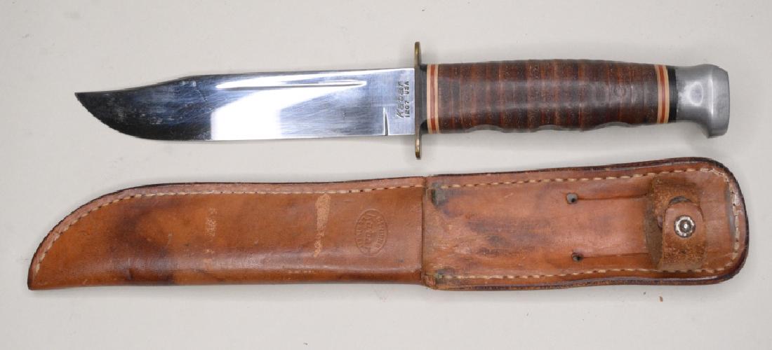 Vietnam KABAR Model 1207 Knife With Sheath