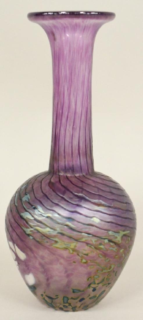 Robert Held Purple Multi-Color Art Glass Vase (1 of 3)