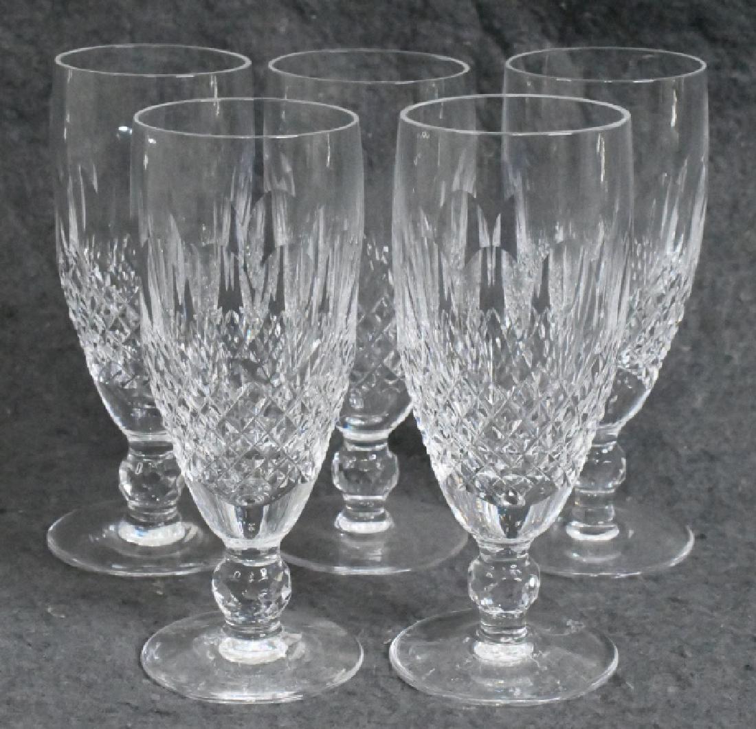 Set Of Five Waterford "Colleen" Fluted Champagnes (1 of 3)