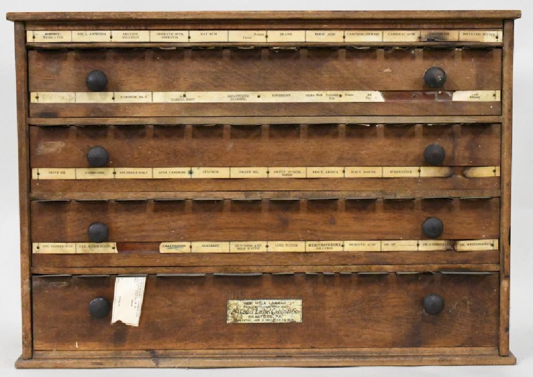Early McCourt Pharmacy Label Cabinet (1 of 6)