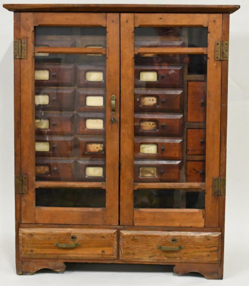 Early Locking Mercantile Display Cabinet (1 of 5)