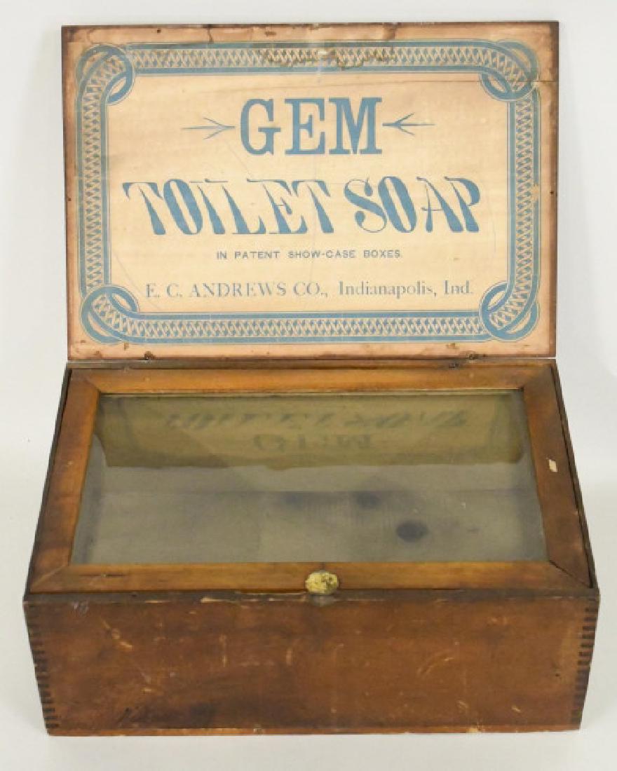 Early Gem Toilet Soap Adv Store Display Box (1 of 4)