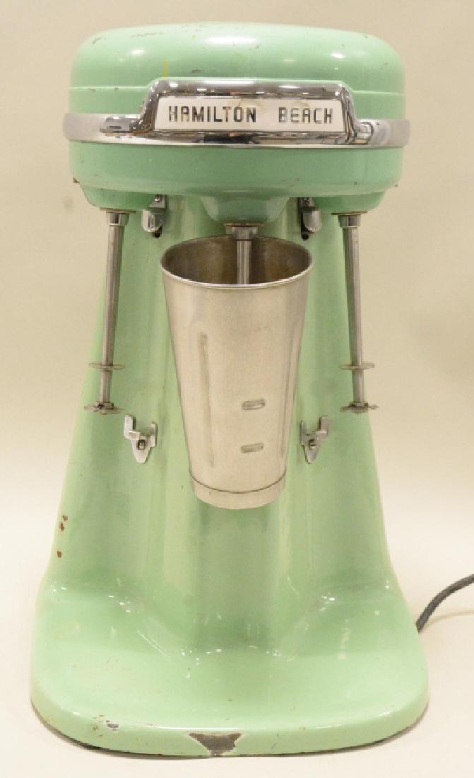 1930s 3 station Milkshake Mixer Machine Green