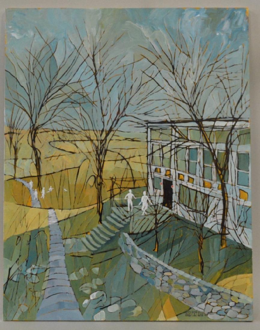 Robert T. McDonald "The Path" Acrylic On Canvas (1 of 6)