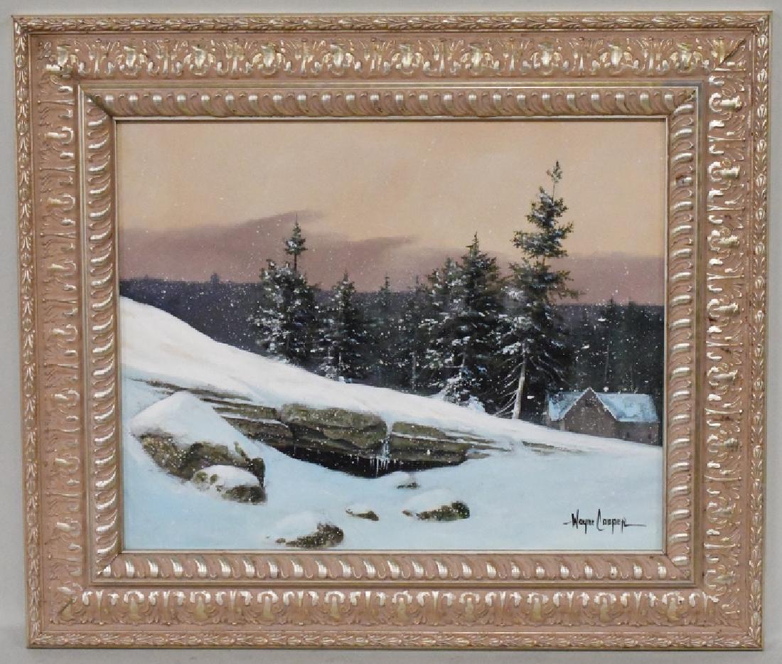 Wayne Cooper Winter Landscape Oil On Board (1 of 4)