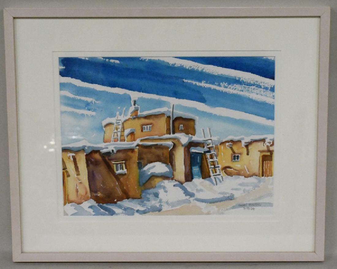 Dean Porter Acoma Village Watercolor (1 of 4)