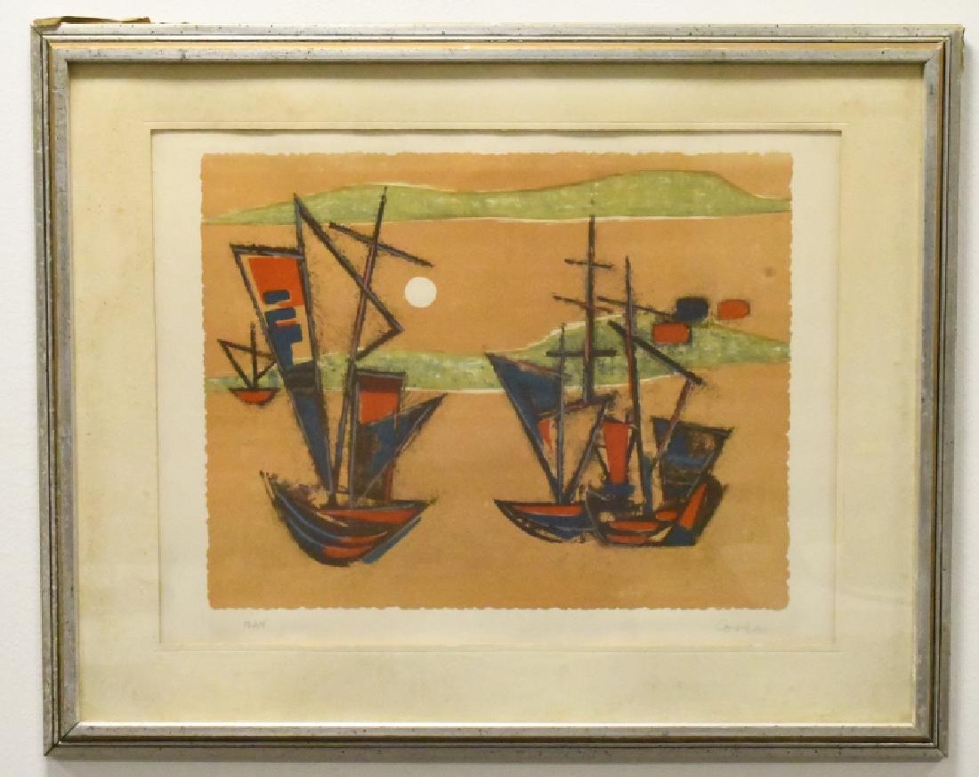 Miquel Conde Sailboats Signed Lithograph (1 of 3)