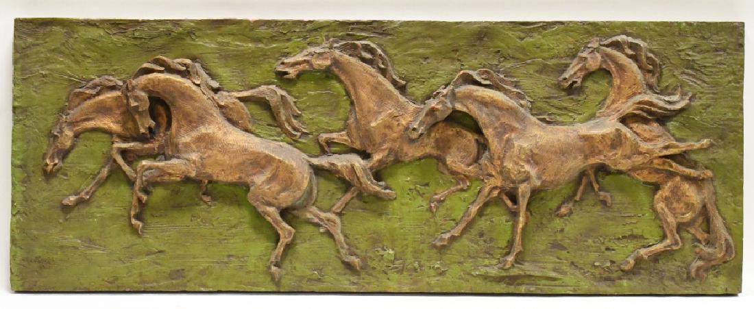 Juan Segura Five Horses Fiberglass Wall Art Jan 19 2019 Kraft Auction Service In - Fiberglass Wall Art Juan Segura Five Horses Fiberglass Wall Art Jan 19 2019 Kraft Auction Service In - Fiberglass Wall Art