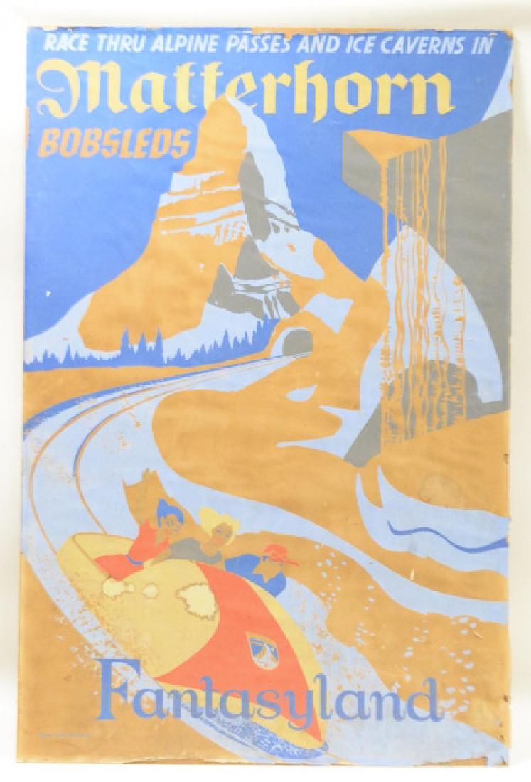 Disney Fantasyland Matterhorn Bobsleds Poster (1 of 3)
