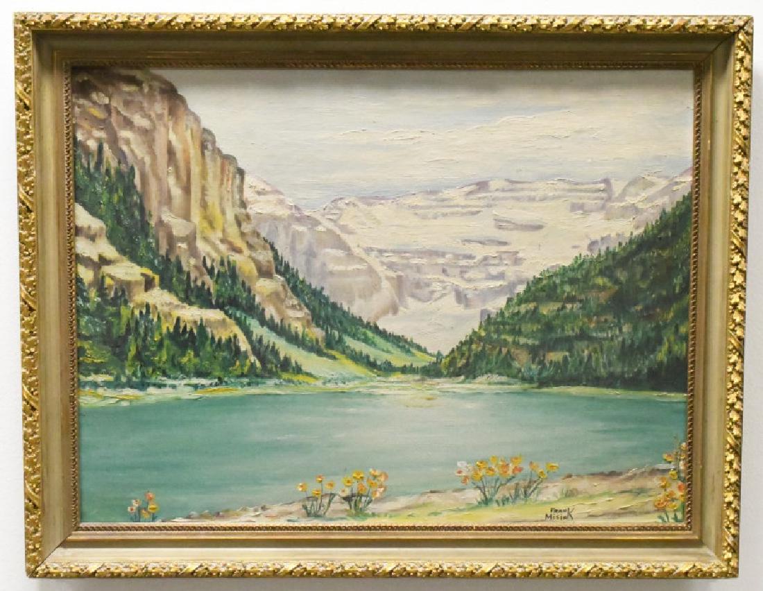 Frank Misiak Mountain Landscape Oil On Canvas (1 of 4)