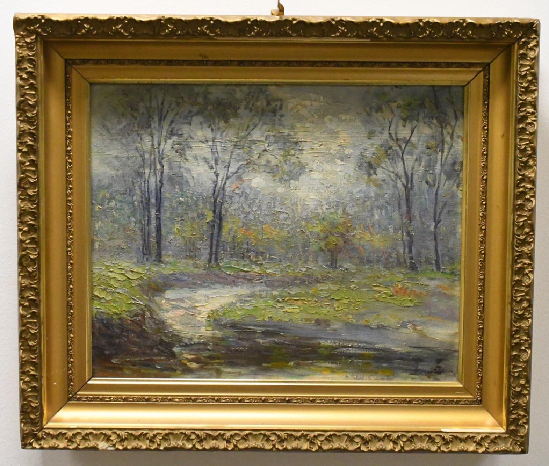 Francesco Spicuzza Summer Landscape Oil On Canvas (1 of 4)