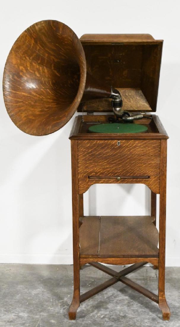 Victor Talking Machine Floor Model Player w/ Horn (1 of 11)