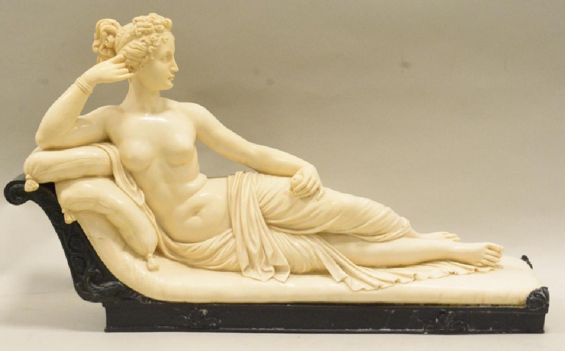 Vintage G. Ruggeri Reclining Goddess Sculpture (1 of 9)