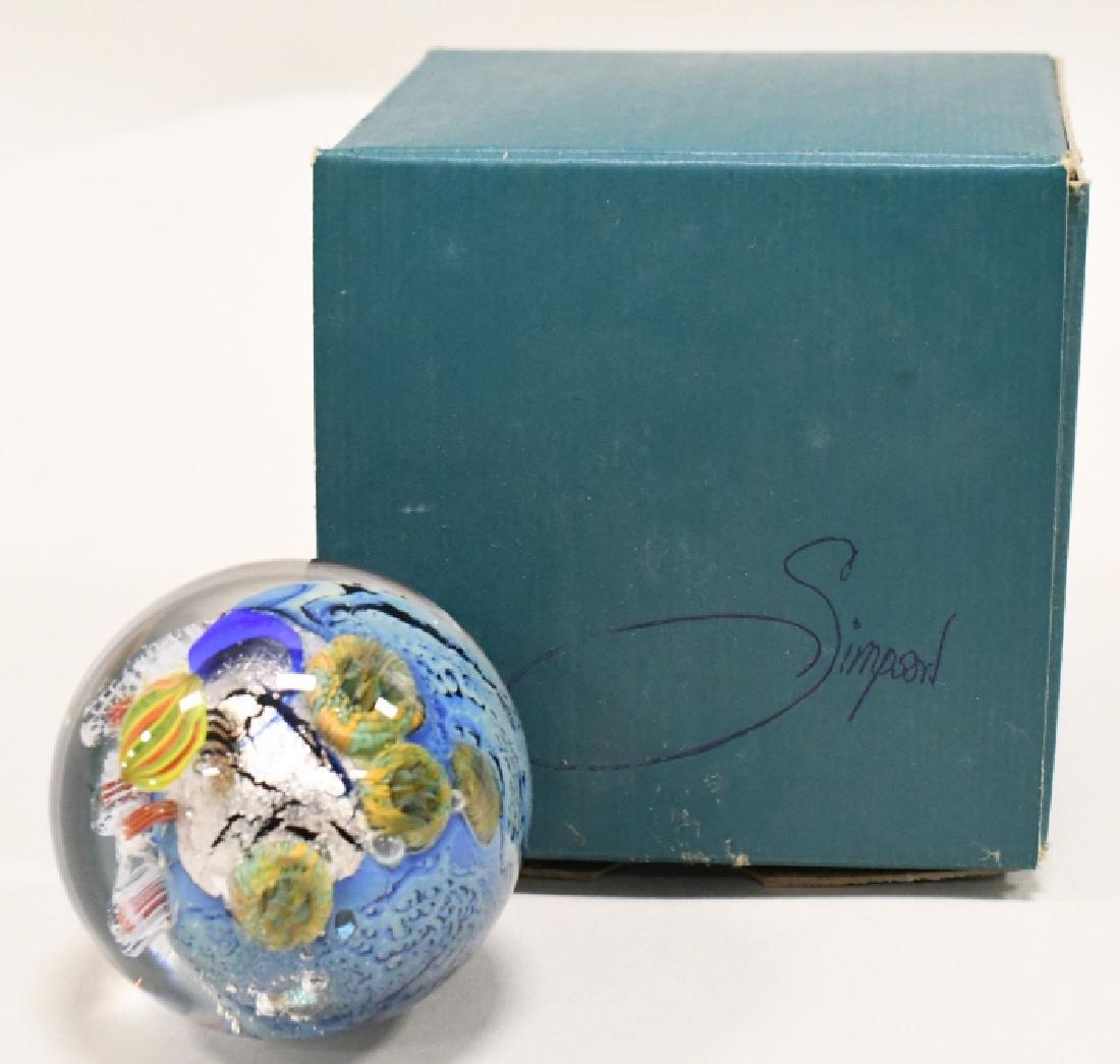 Josh Simpson 1-7/8" Glass Inhabited Planet (1 of 5)