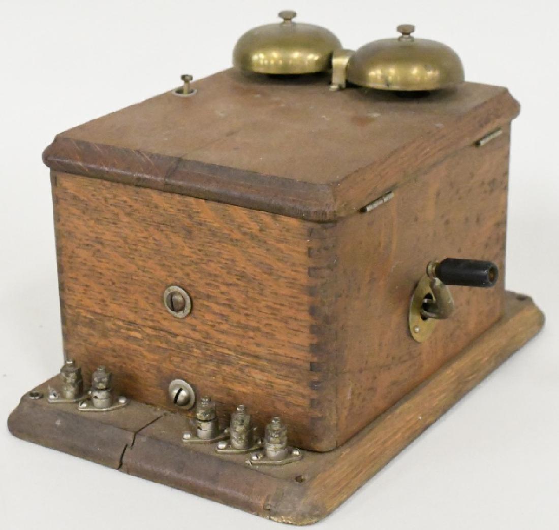 Kellog Co. Oak Wall Mount Telephone Ringer Box (1 of 7)