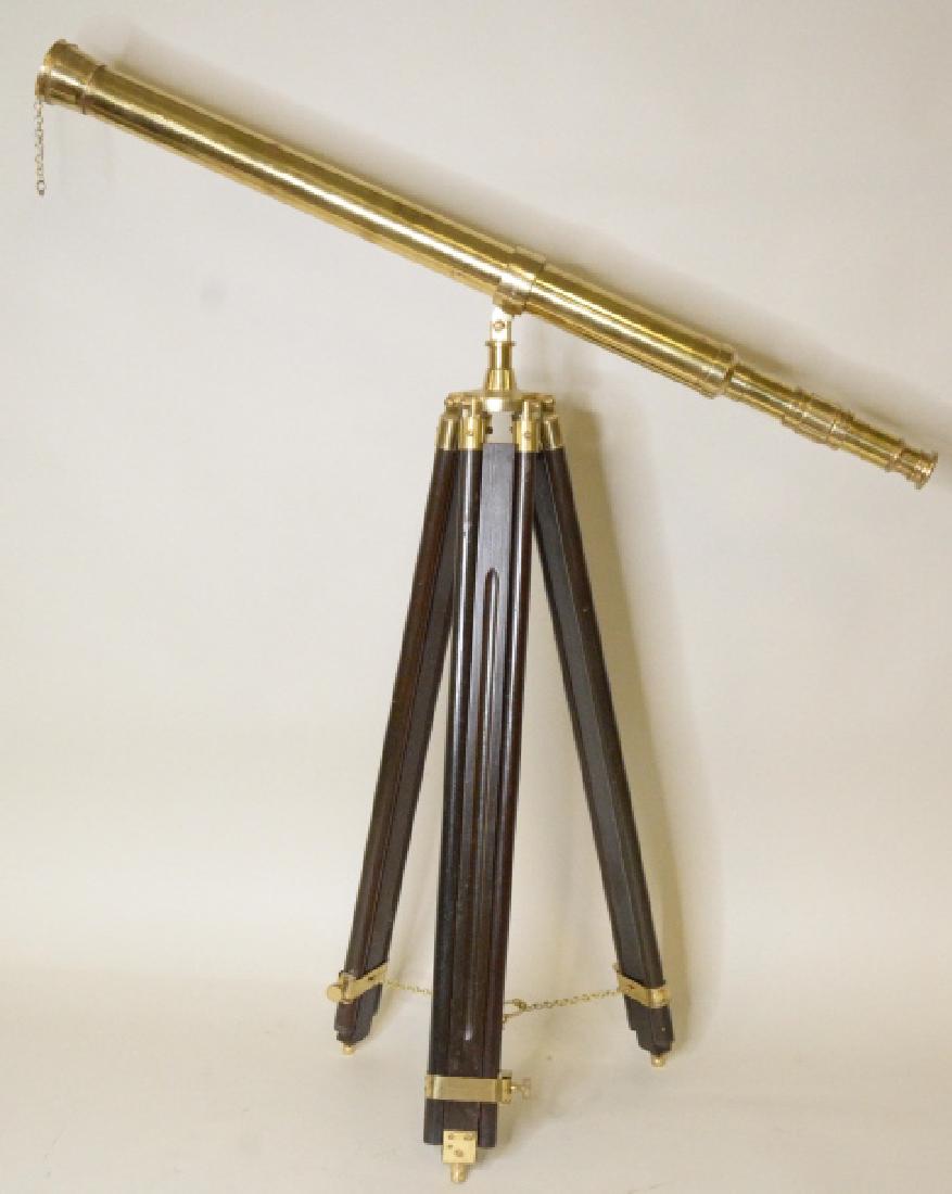 Large Brass Telescope With Tripod (1 of 6)