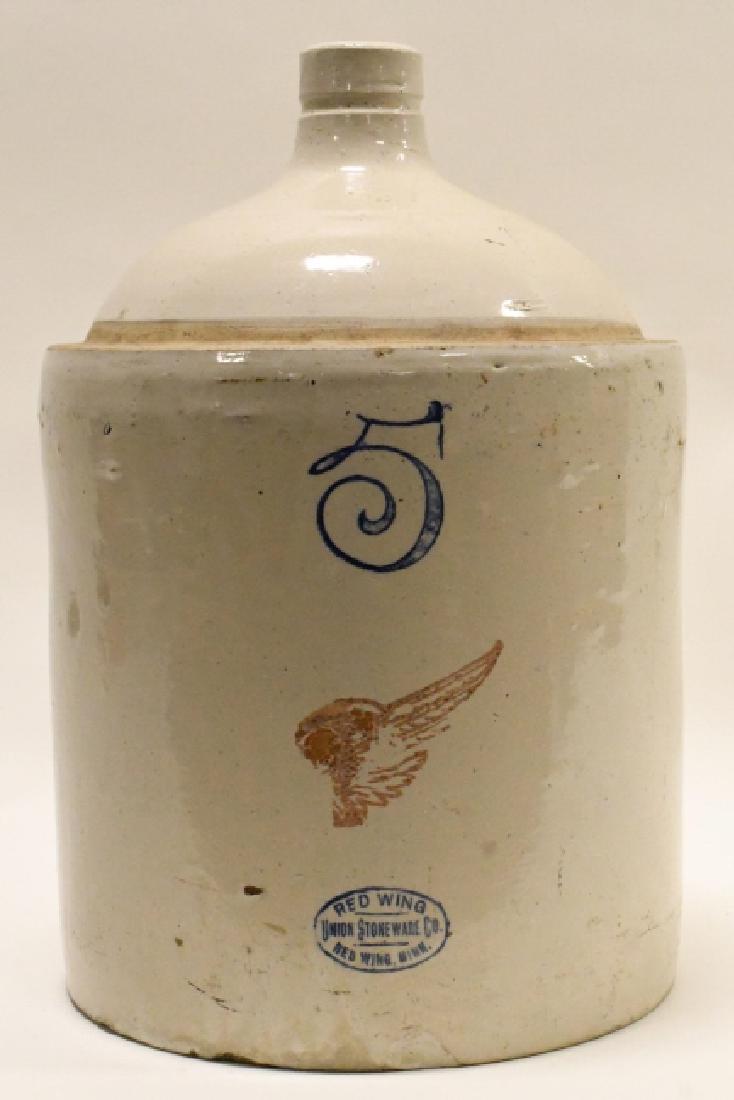 Redwing 5 Gallon Stoneware Jug (1 of 5)
