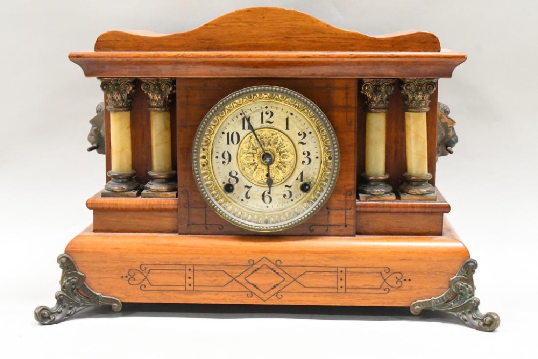 Antique Seth Thomas Fancy Ornate Mantle Clock (1 of 7)