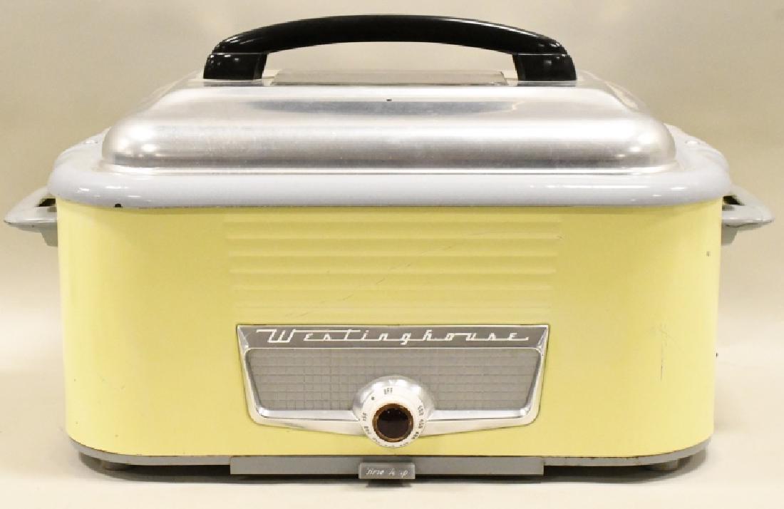 Vintage Westinghouse Yellow Enamel Roaster Oven