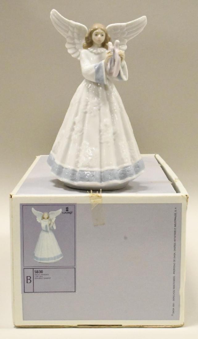 Lladro "Heavenly Harpist" Tree Topper #5830 MIB (1 of 3)