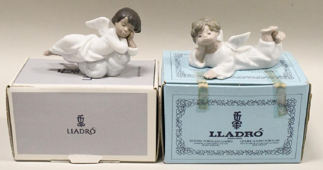 Pair Of Lladro Child Angel Figurines MIB (1 of 4)