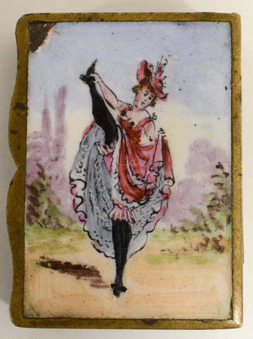 French Enameled Brass Trinket Box (1 of 3)