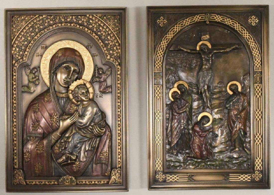Pair of  Veronese Design Religous Icons (1 of 4)