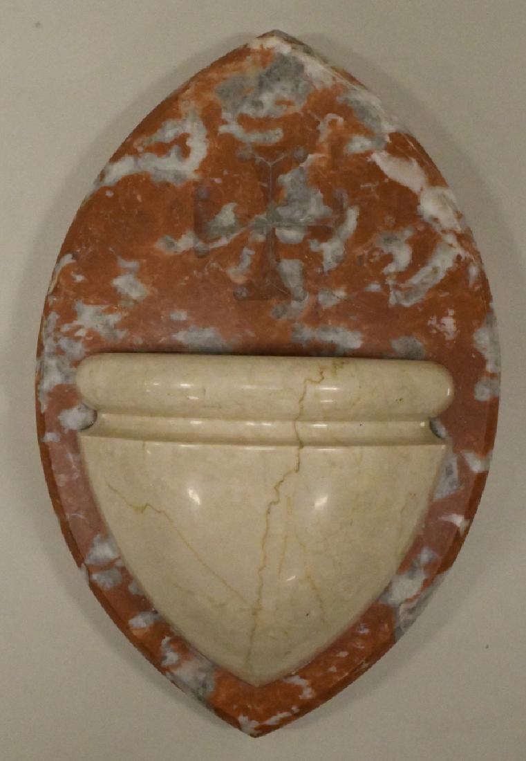 Red Marble Holy Water Font (1 of 3)