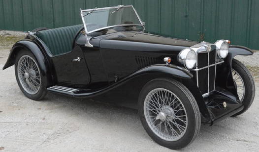 1935 MG PA Roadster: Here is a rare pre-war MG. 1 of 1,974 produced. This car features an older restoration and held up well. Car presents very well. It is a right hand drive and powered by an inline 4 cylinder. This