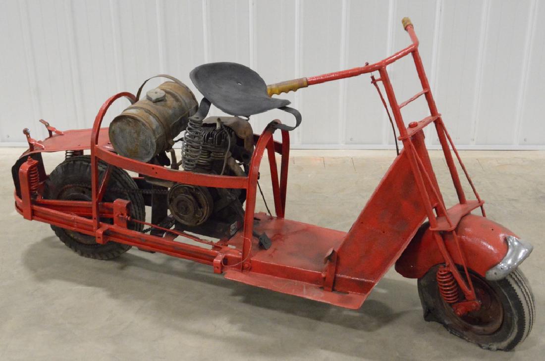 Early Red Scooter - Barn Find (1 of 8)