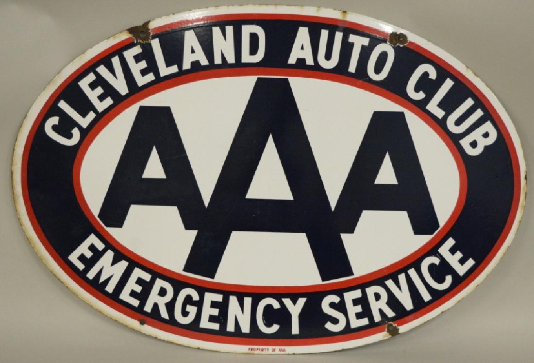 DSP AAA Cleveland Auto Club Advertising Sign (1 of 3)