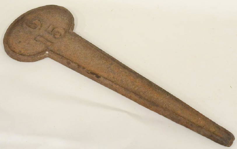 Antique Cast Iron Ohio Railroad Mile Marker Jan 26, 2019 Kraft