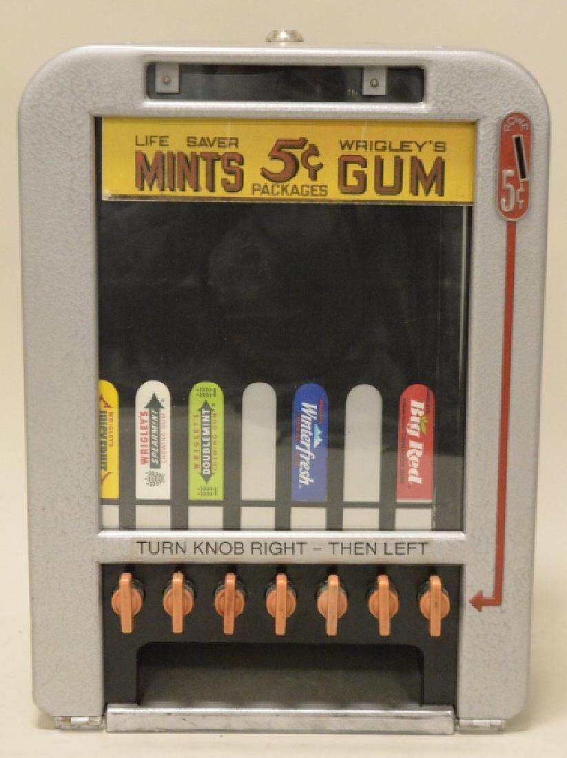Rowe Wrigley's 5 Cent gum machine- Cosmetically Re (1 of 5)