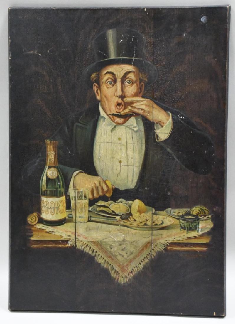 Cooks Imperial Meyercord Wood beer Sign (1 of 4)