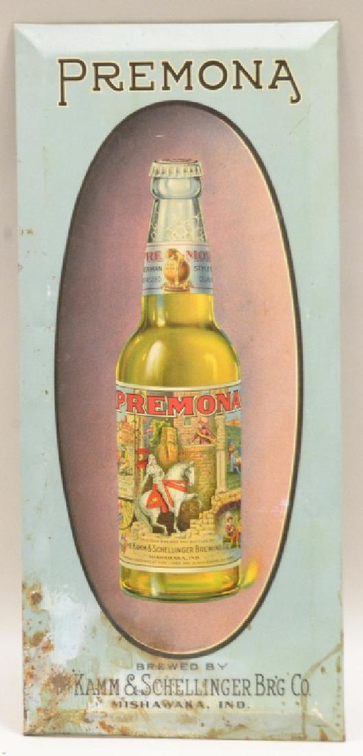 Premona Tin Beer Sign - Mishawaka,IN (1 of 3)