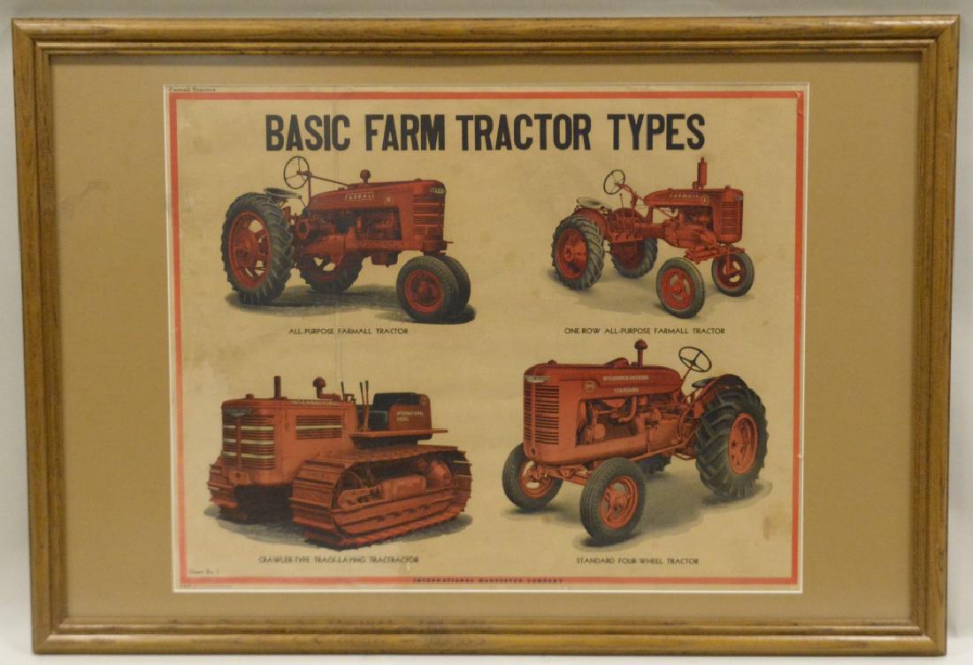 IH Farmall framed Poster for Basic Farm Tractor (1 of 4)